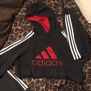 Adidas crop hoodie!!